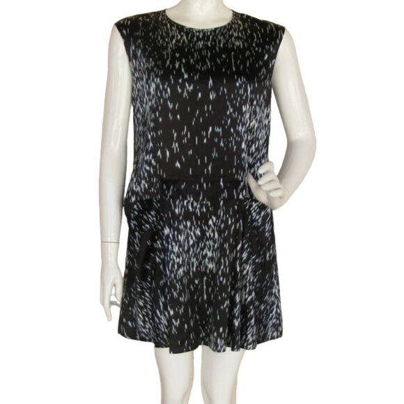 THEORY Mini Dress, 4, Black, Shadrin Block, Silk, Pockets, Sleeveless, - Picture 1 of 10